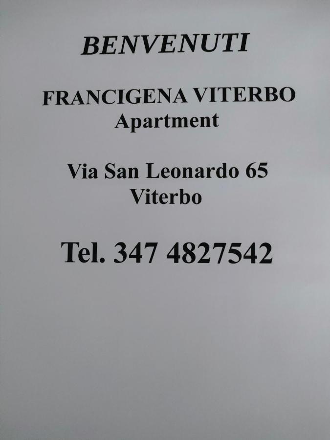 Francigena Viterbo Apartment Con Parcheggio Gratuito A Soli 2 Minuti Exteriör bild